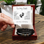 Gift For Dad To Be | Men's "Love You Forever" Bracelet - Your Little Bump