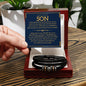 Gift For Son | Men's "Love You Forever" Bracelet