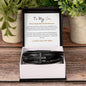 Gift For Son | Do Your Best Men's Cross Leather Bracelet