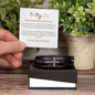 Gift For Son | Do Your Best Men's Cross Leather Bracelet