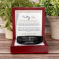 Gift For Son | Do Your Best Men's Cross Leather Bracelet