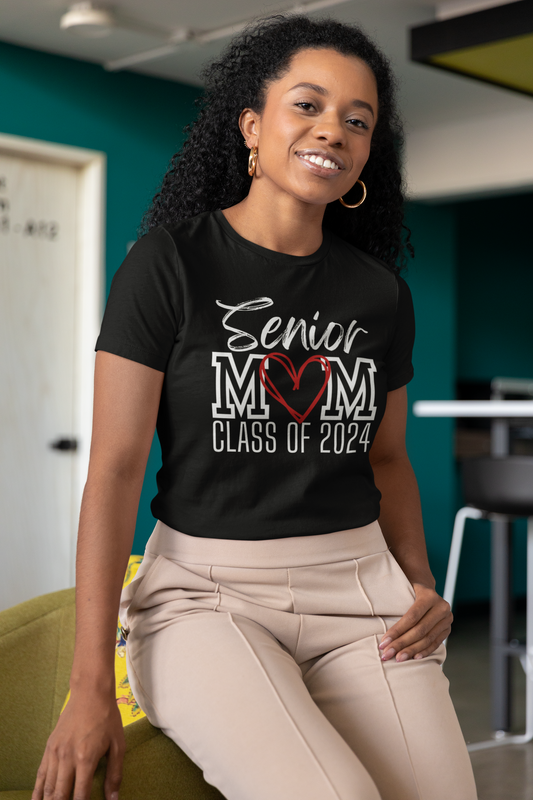 Gift For Mom | Senior Mom Class of 2024 Graduation T-Shirt