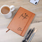 Gift For Her |Personalized Faith Heart Vegan Leather Journal