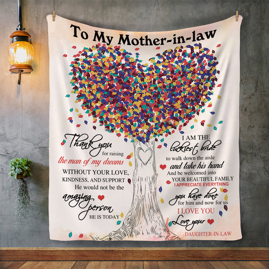 Blanket to Mother-In-Law From Daughter-In-Law