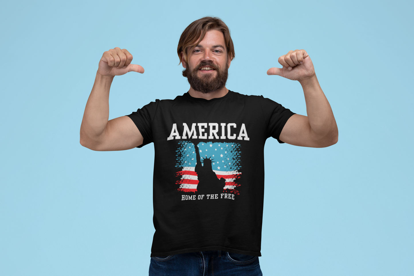 American Home Of The Free Liberty T-Shirt
