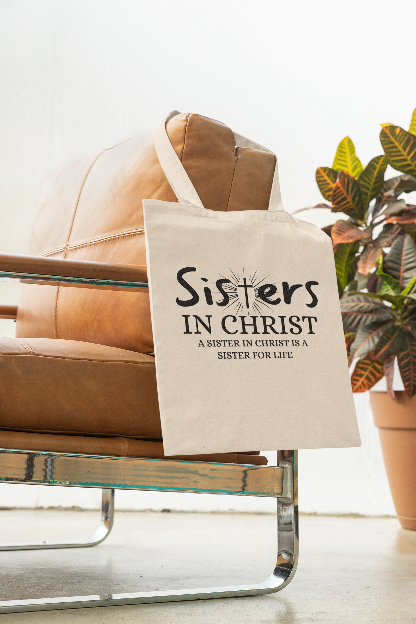 Sisters In Christ Canvas Tote Bag