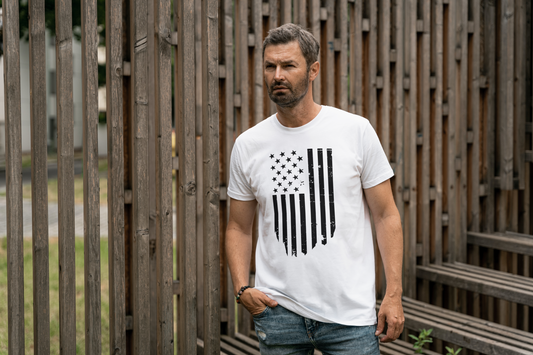 Distressed American Flag T-Shirt