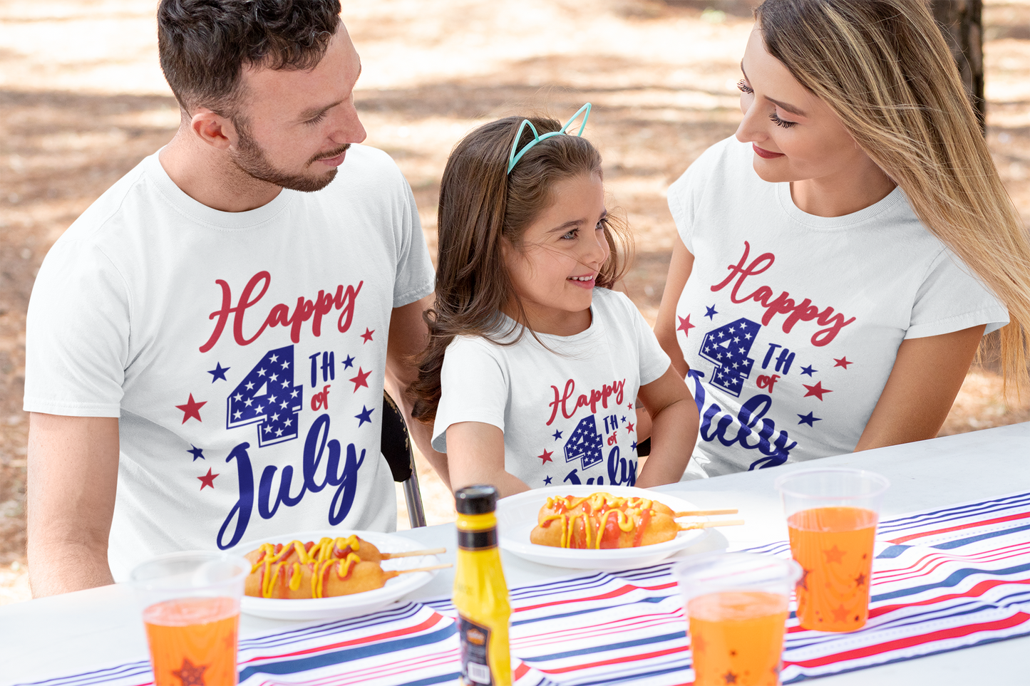 Happy 4th of July Family T-Shirts