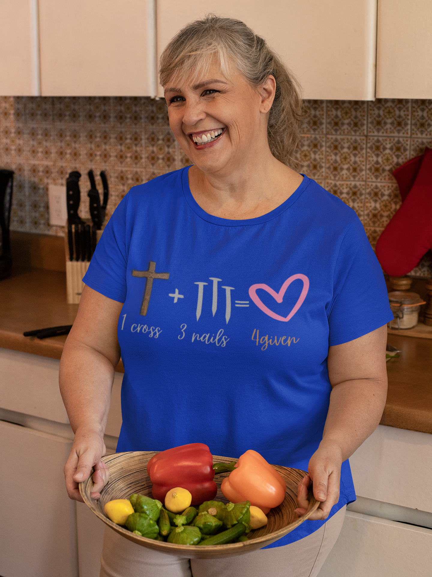 1 Cross + 3 Nails = 4Given T-Shirt | Faith Gift | Pastor Gift | First Lady Gift