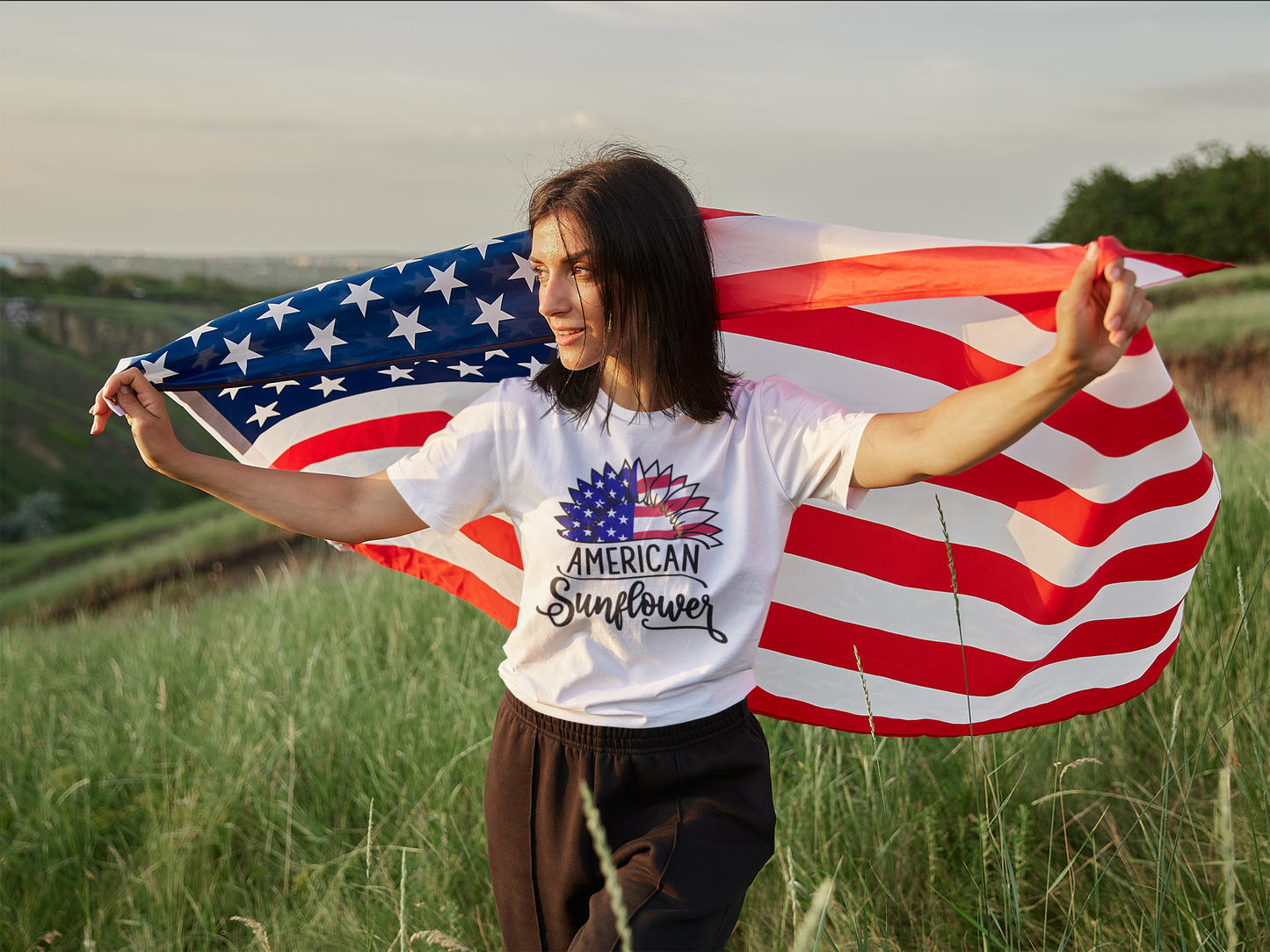 American Sunflower T-Shirt
