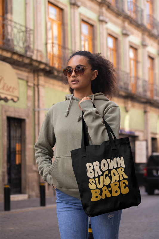Brown Sugar Babe Canvas Tote Bag