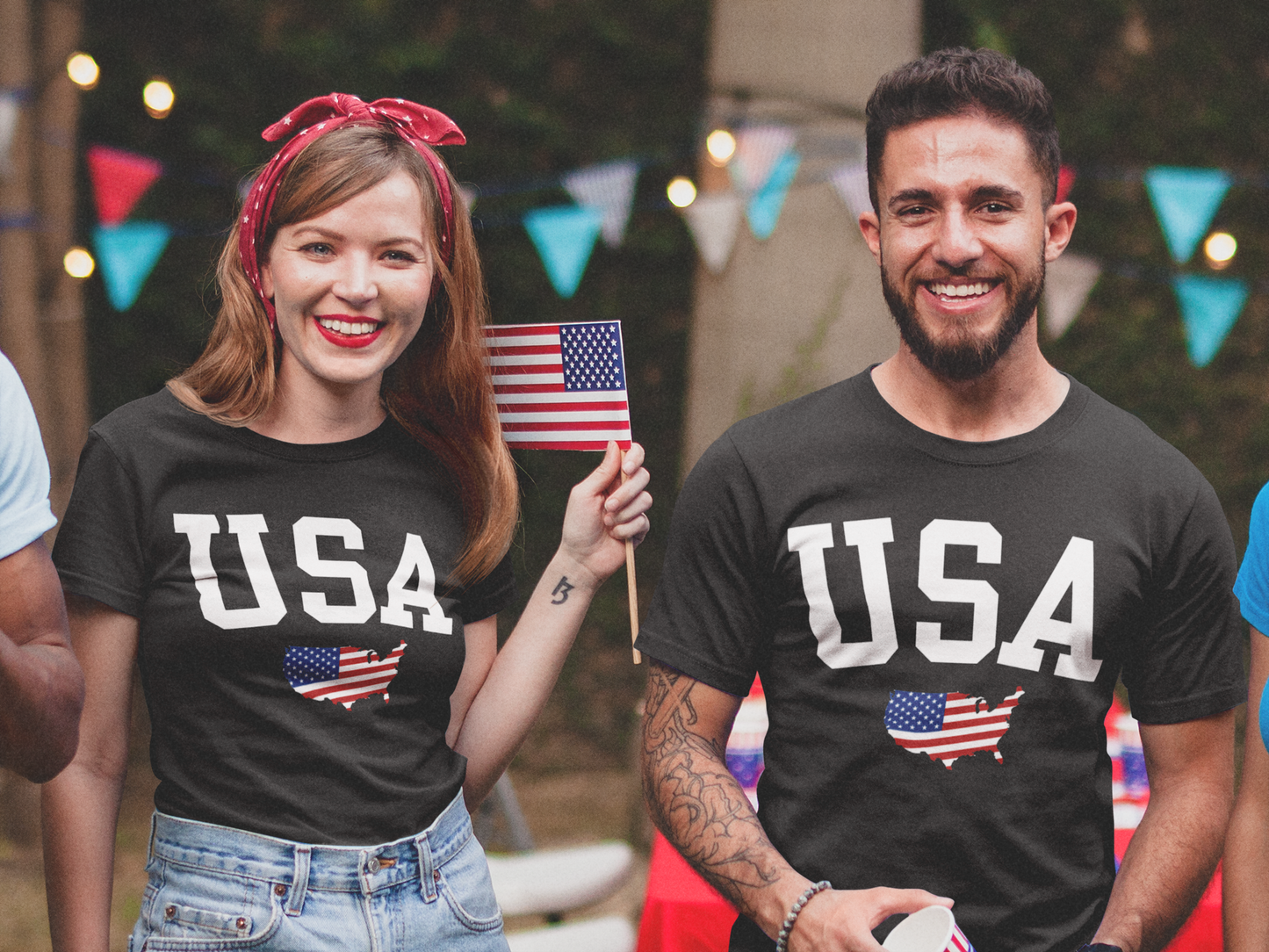 USA American Flag T-Shirt