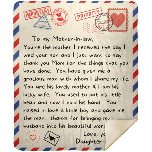 Mother-In-Law Blanket From Daughter-In-Law