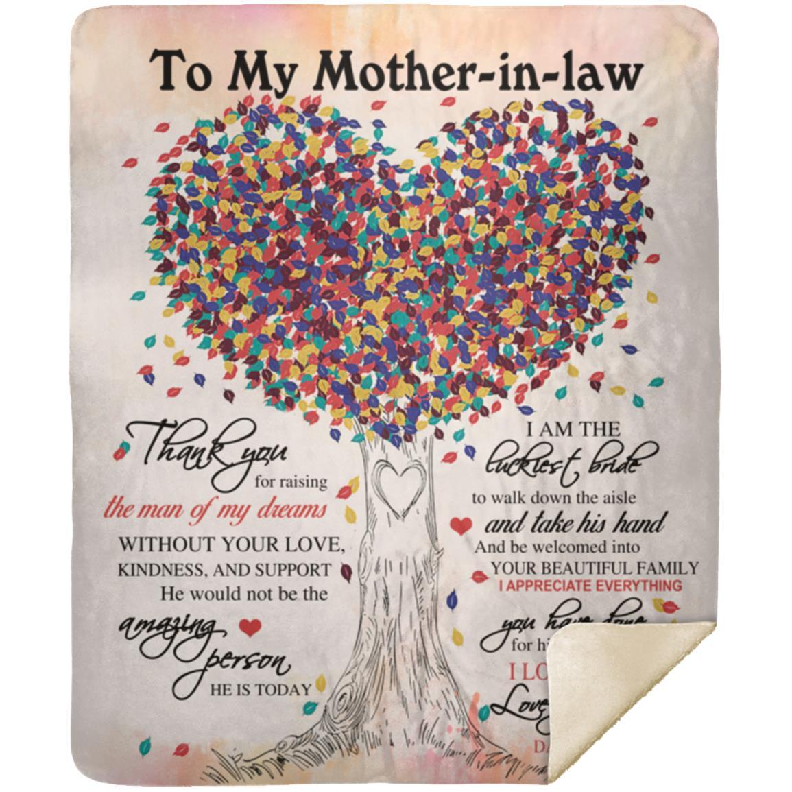 Blanket to Mother-In-Law From Daughter-In-Law