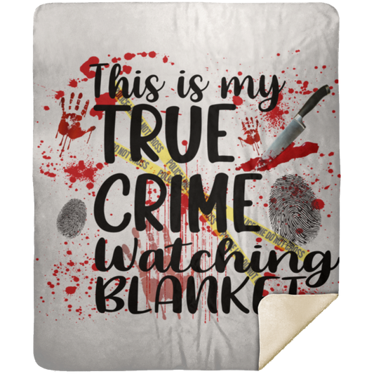 True Crime Movie Watching Blanket 50x60