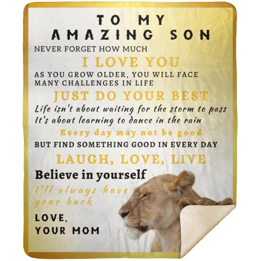 Lioness & Cub Blanket for son