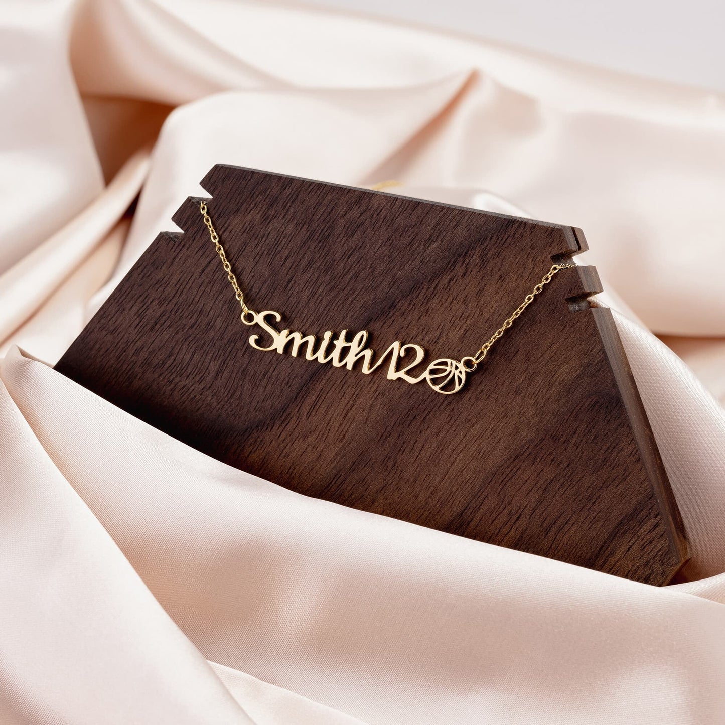 Basketball Custom Name Necklace