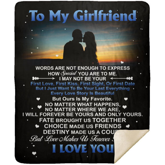Gift For Girlfriend | Last Everything Throw Blanket 50x60 From Boyfriend