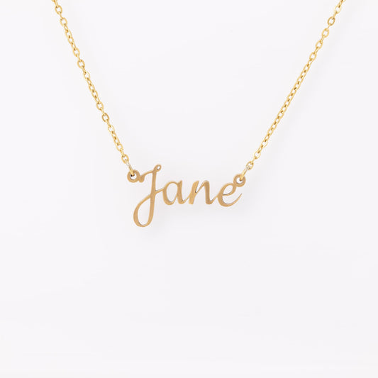 Gift For Her | Custom Name Necklace | Gold, Rose Gold, & Silver