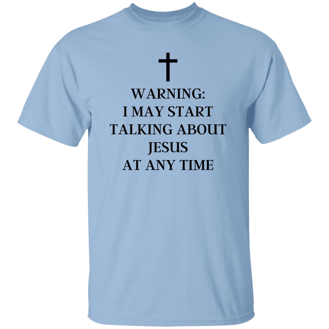 Talking about Jesus Shirt | Black Text