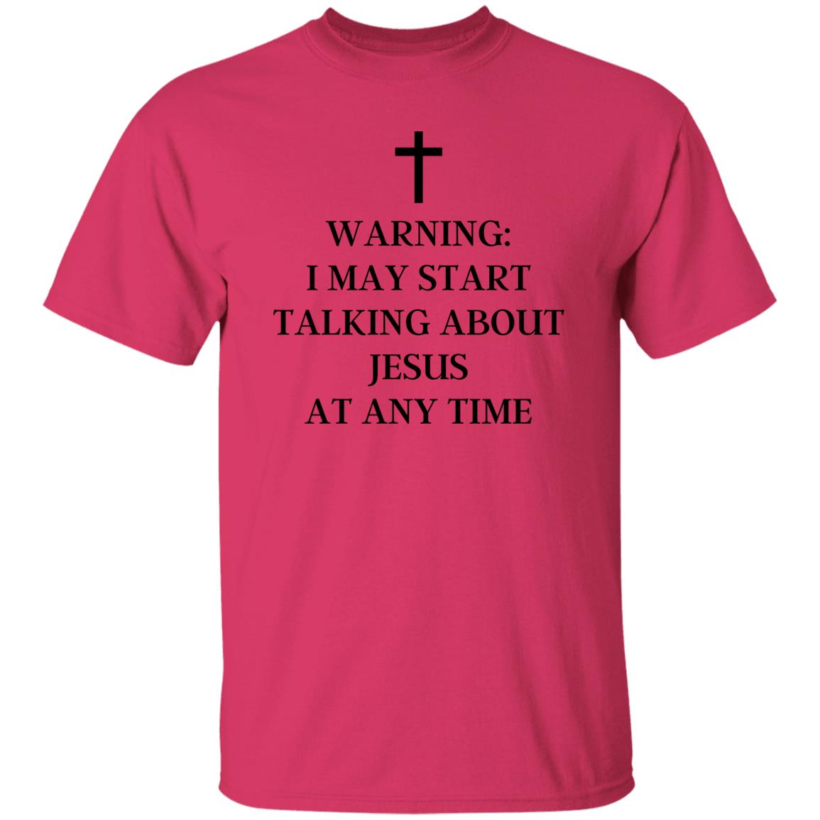 Talking about Jesus Shirt | Black Text