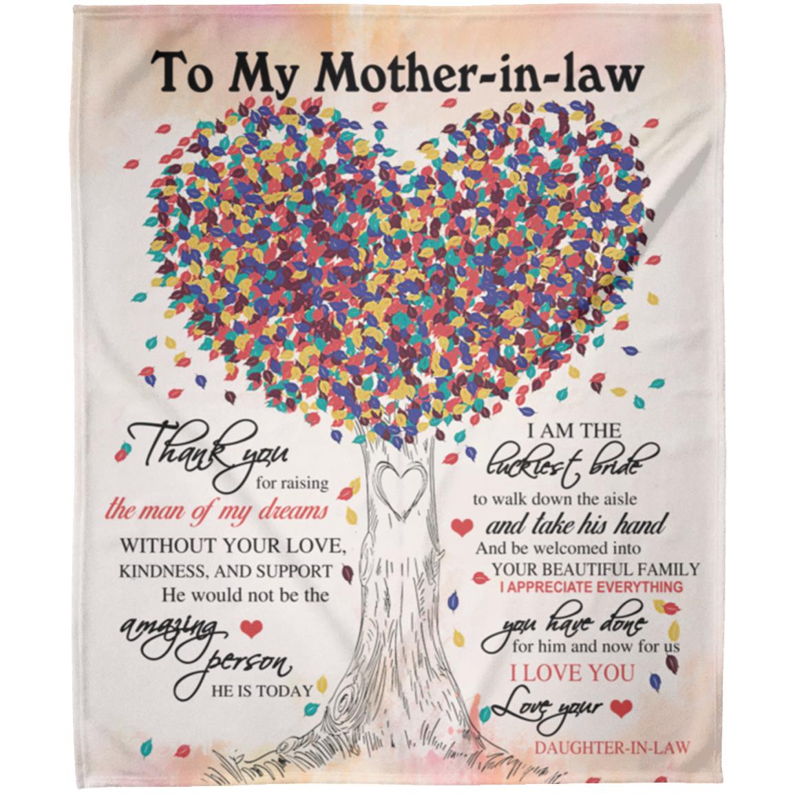 Blanket to Mother-In-Law From Daughter-In-Law