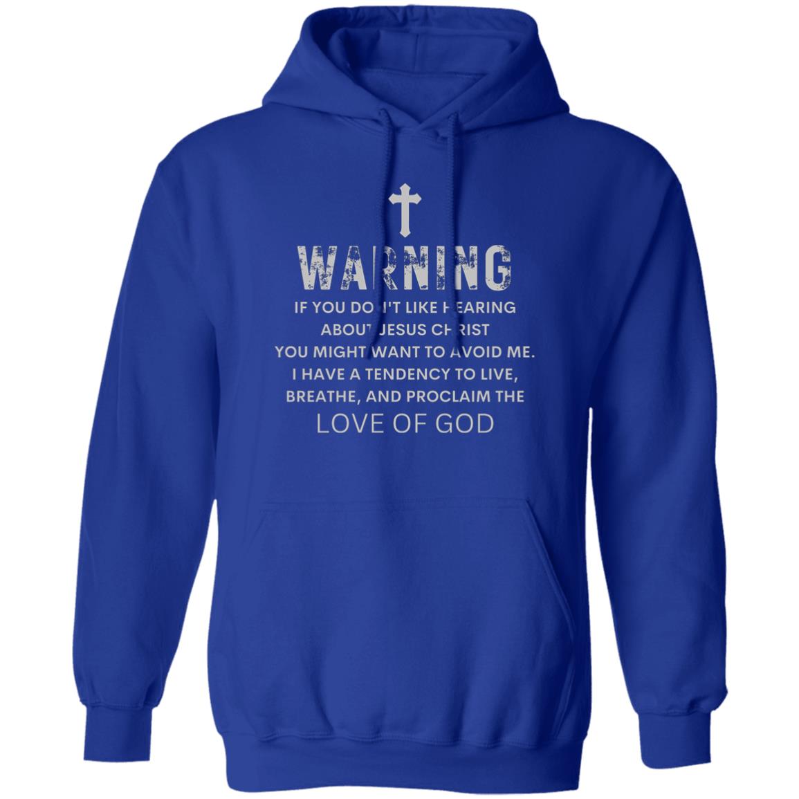 Warning Jesus Pullover UniSex Hoodie