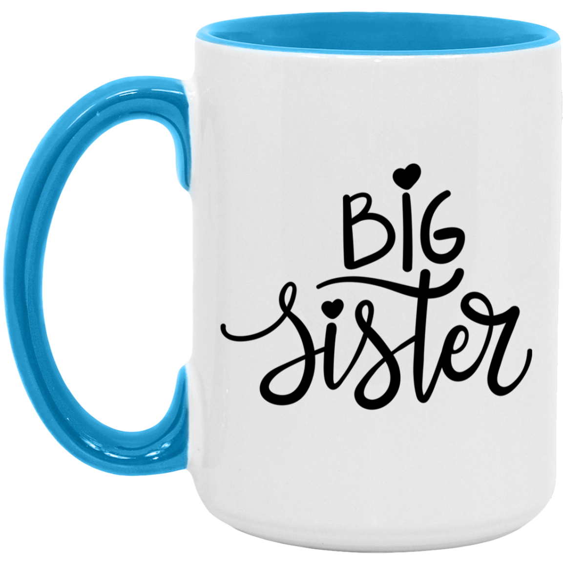 Big Sister Heart Mug From little sister or brother