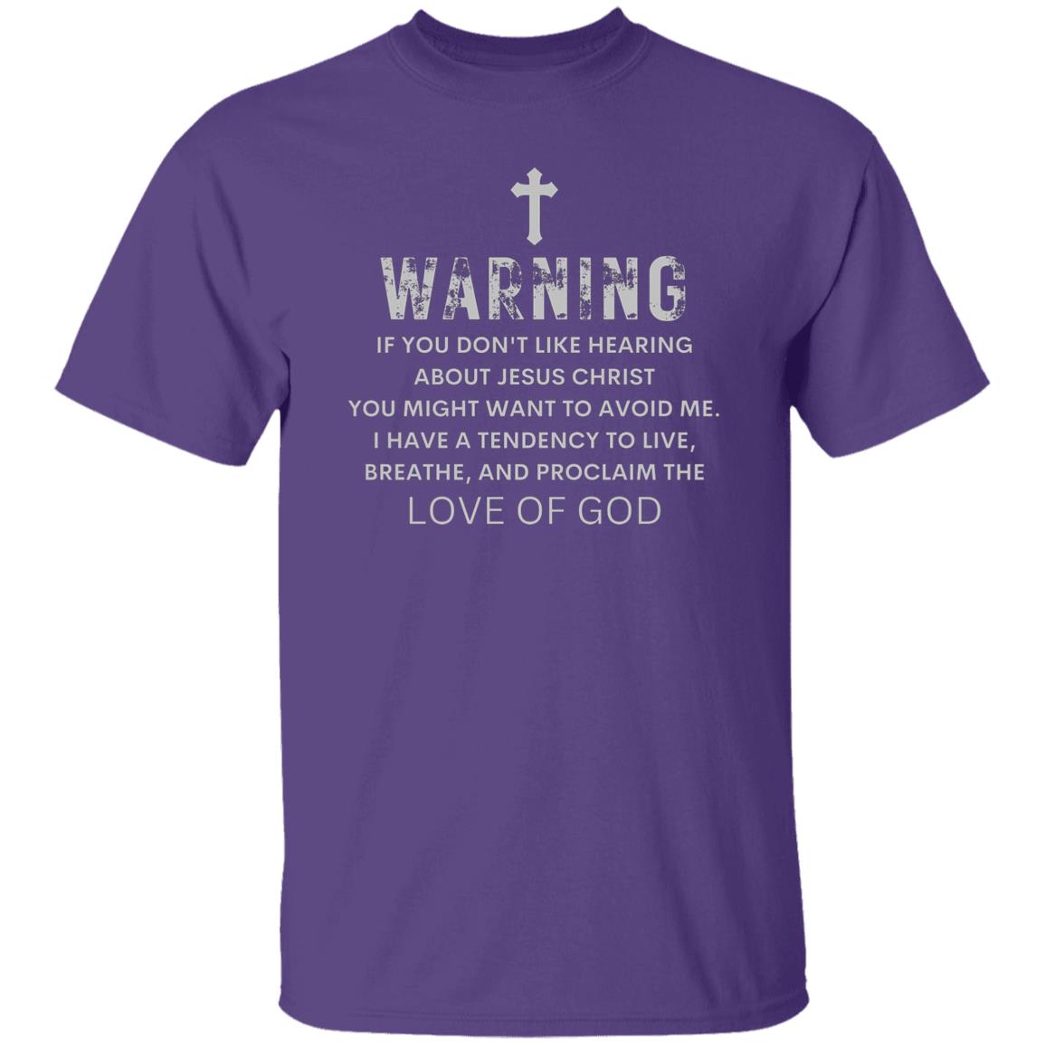 Jesus Warning Shirt