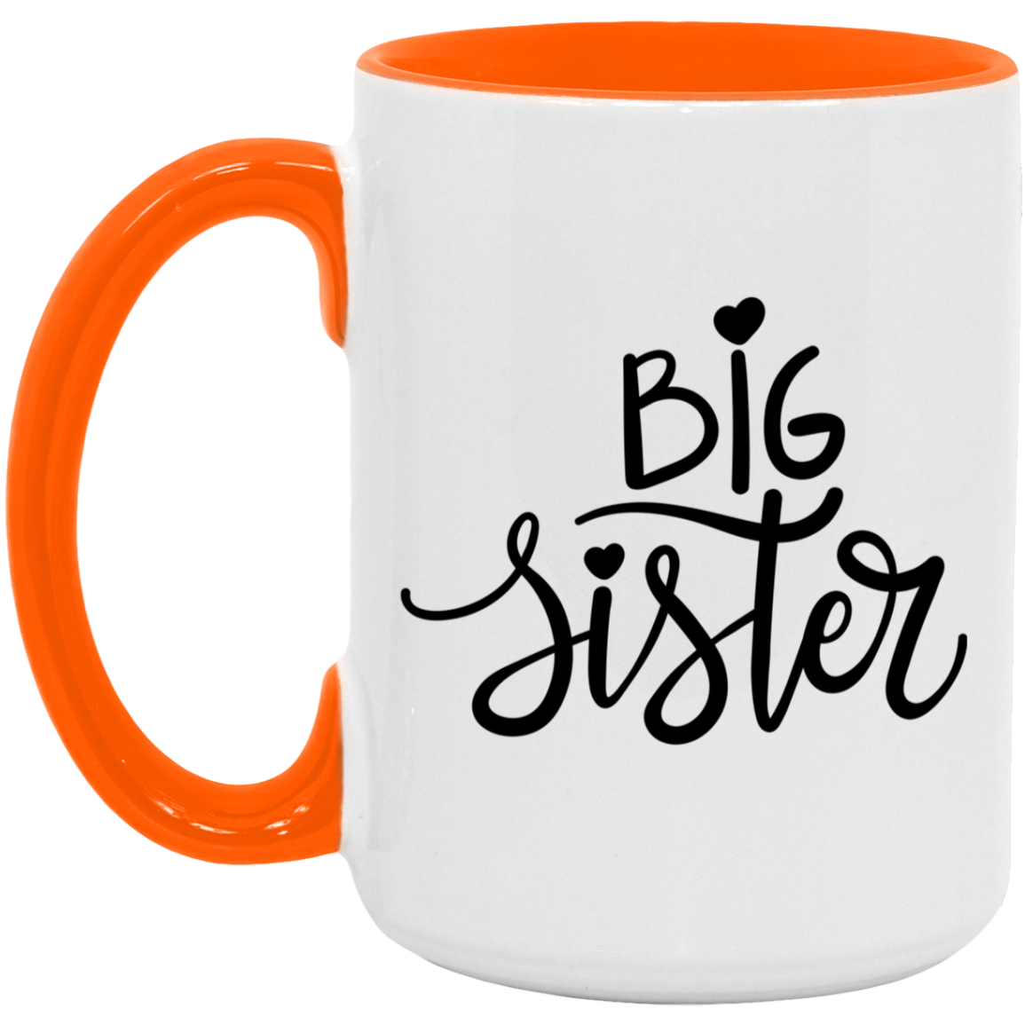 Big Sister Heart Mug From little sister or brother