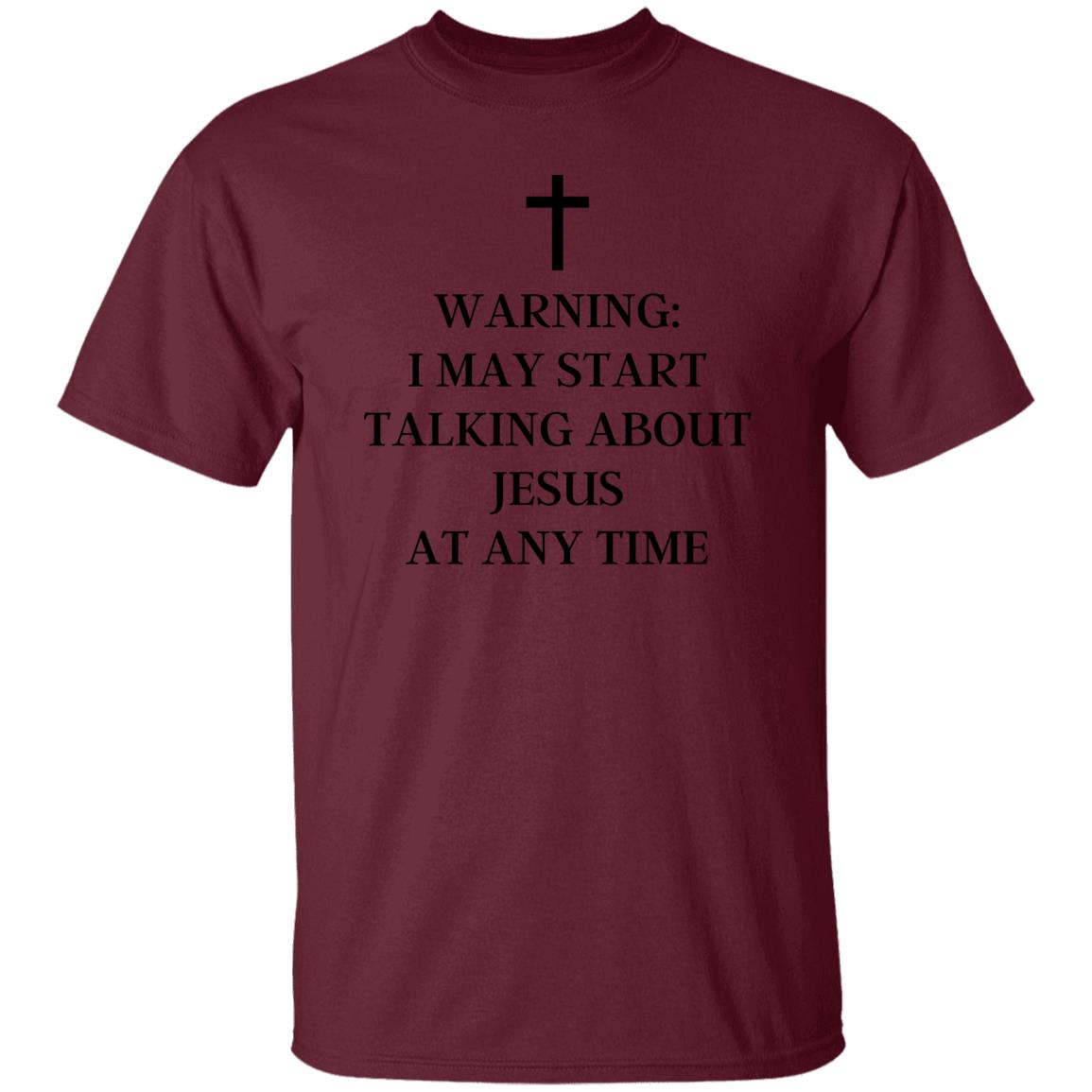 Talking about Jesus Shirt | Black Text