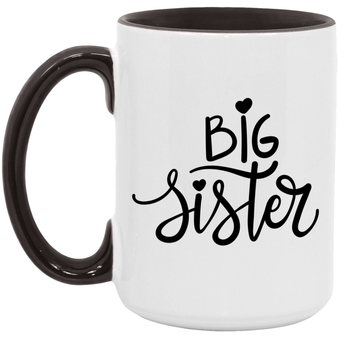 Big Sister Heart Mug From little sister or brother