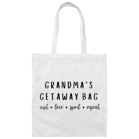 Grandma's Getaway Bag Canvas Tote Bag