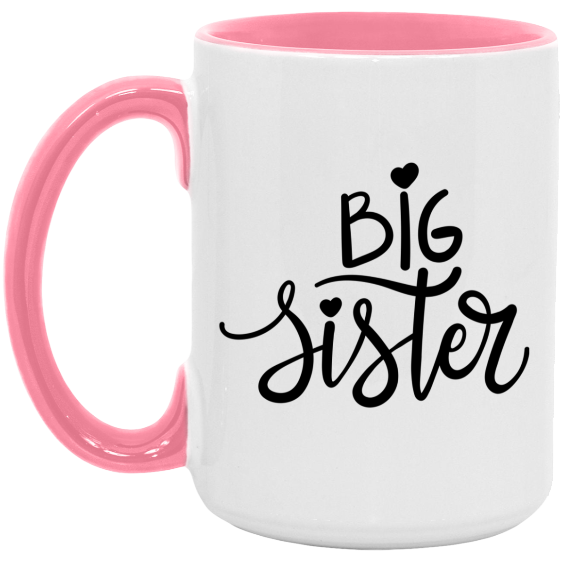 Big Sister Heart Mug From little sister or brother