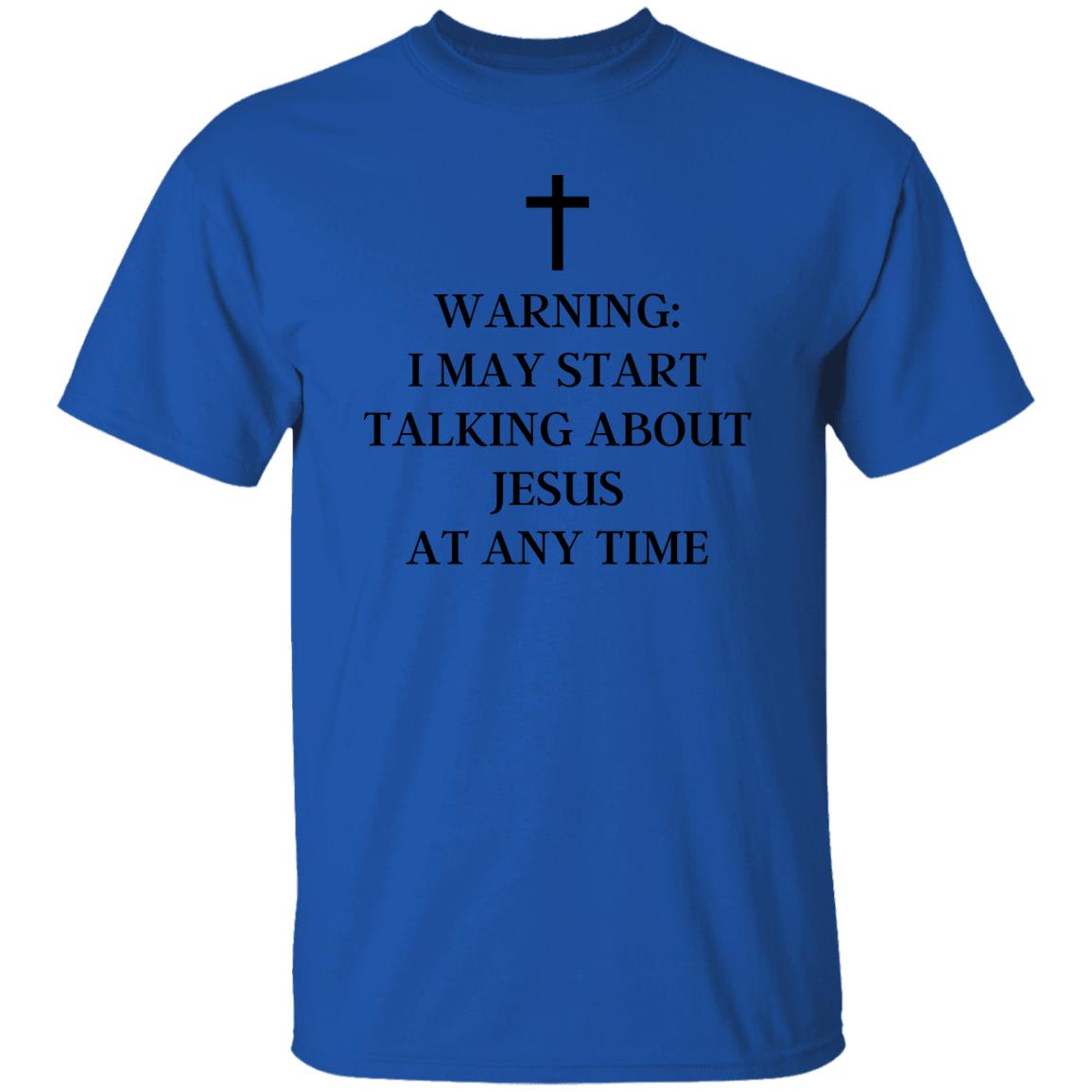 Talking about Jesus Shirt | Black Text