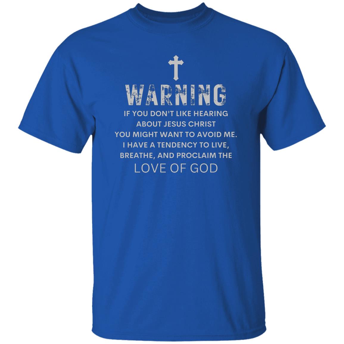 Jesus Warning Shirt