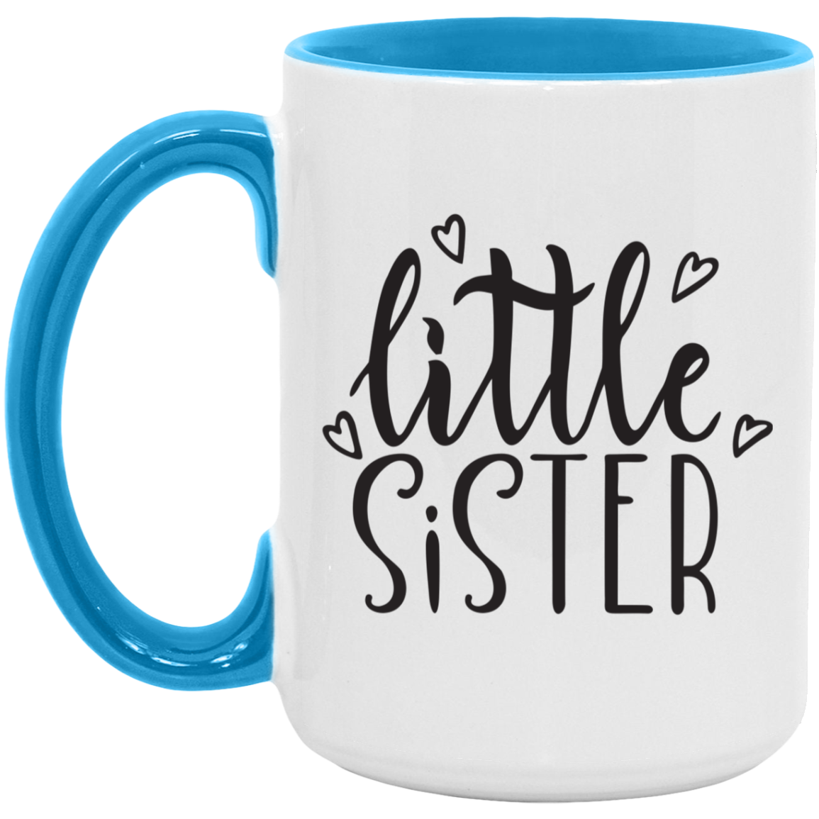 Little Sister Heart Mug from Sister or Brother