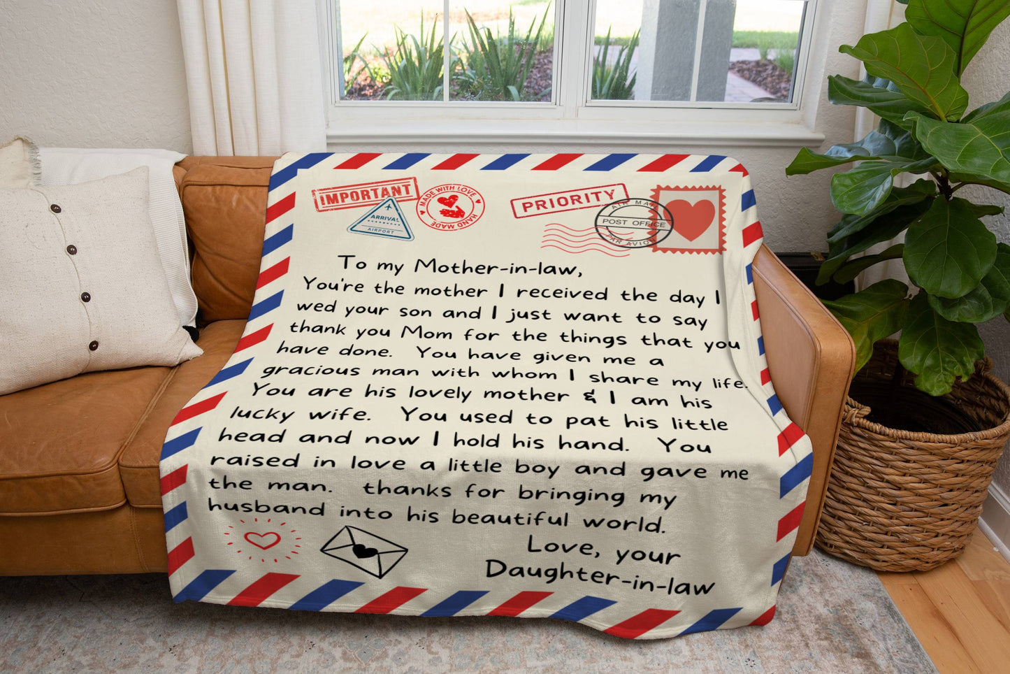 Mother-In-Law Blanket From Daughter-In-Law