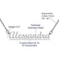 Gift For Daughter | Custom Name Necklace - Butterfly From Mom