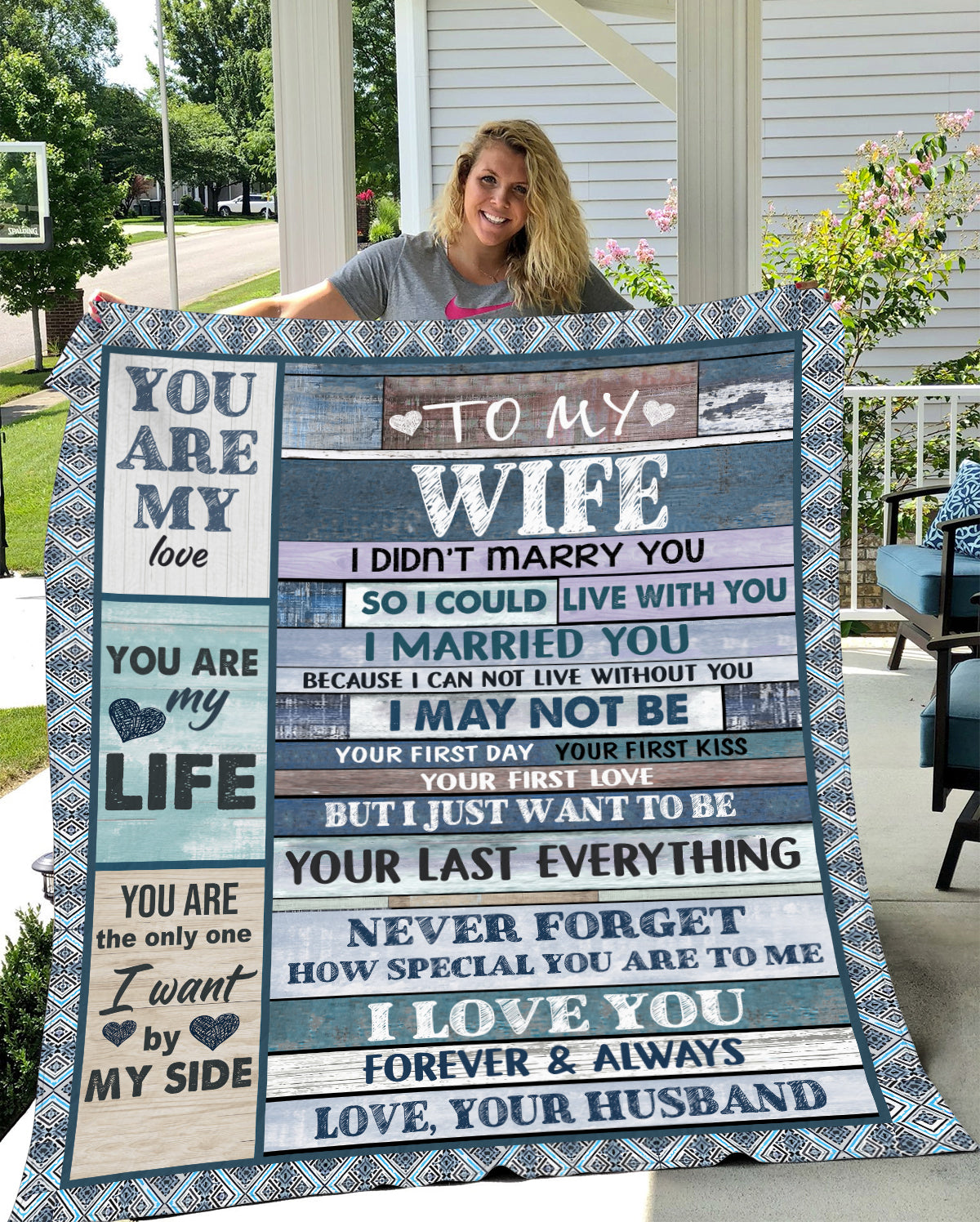 Gift For Wife | Last Everything Throw Blanket 50x60 From Husband