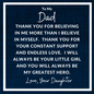 Gift For Dad | Endless Love Men's Openwork Watch From Daughter