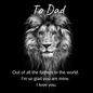 Gift For Dad | Lion Head Men's Openwork Watch