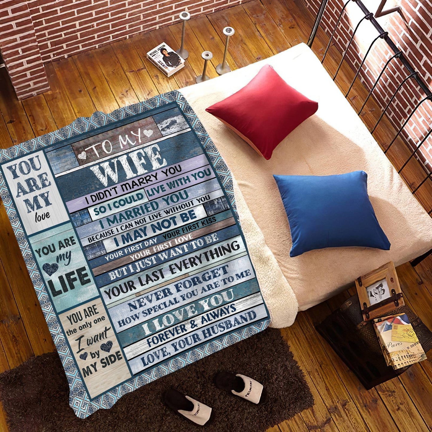 Gift For Wife | Last Everything Throw Blanket 50x60 From Husband