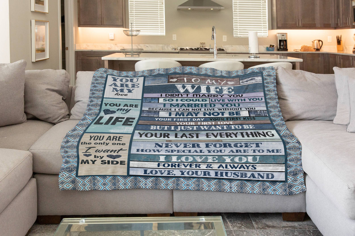 Gift For Wife | Last Everything Throw Blanket 50x60 From Husband