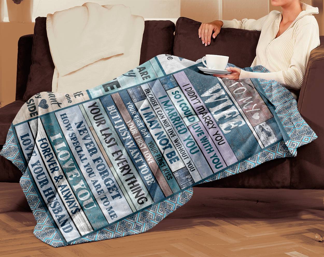 Gift For Wife | Last Everything Throw Blanket 50x60 From Husband
