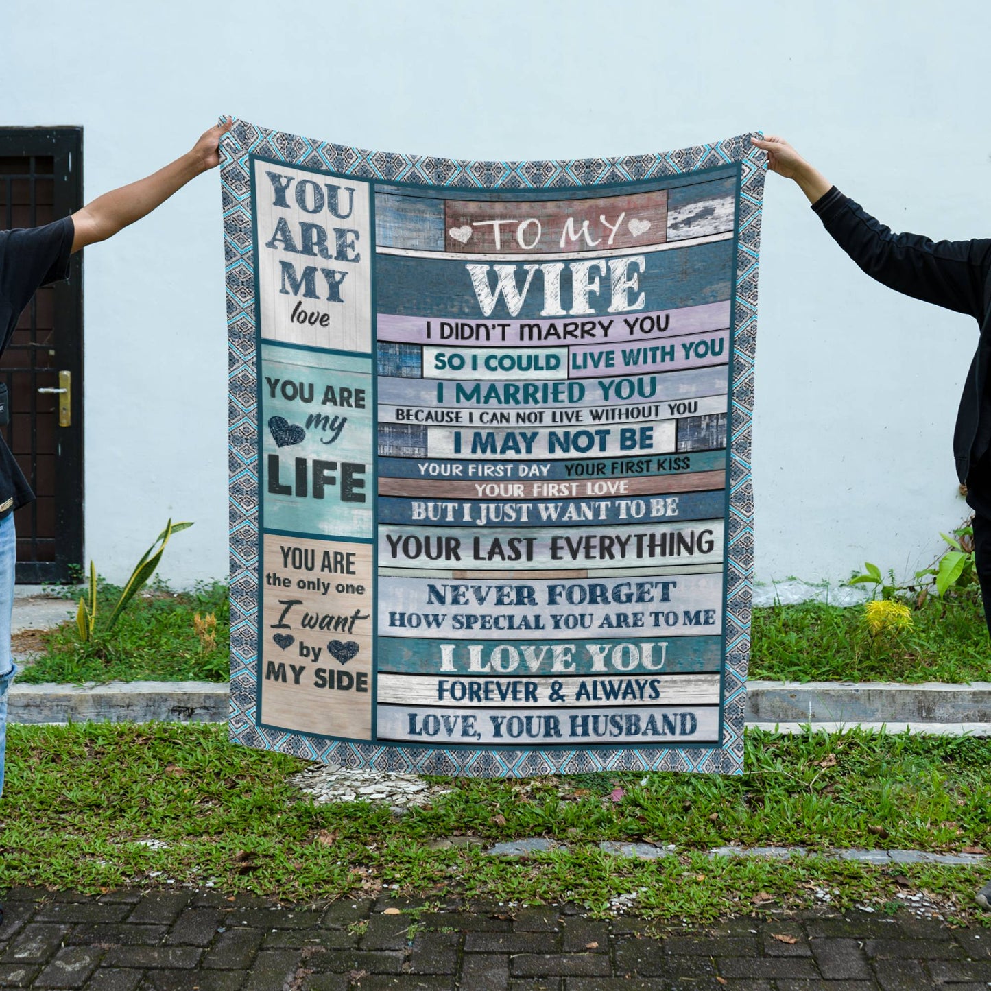 Gift For Wife | Last Everything Throw Blanket 50x60 From Husband