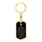 Dog Tag Keychain