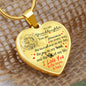 Gift For Granddaughter | Joy In My Soul Unicorn Heart Necklace
