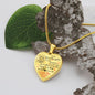 Gift For Granddaughter | Joy In My Soul Unicorn Heart Necklace