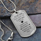 Forget Dog Tag Necklace
